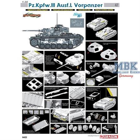 Panzer III Ausf.L Vorpanzer - Cyber Hobby exclusiv