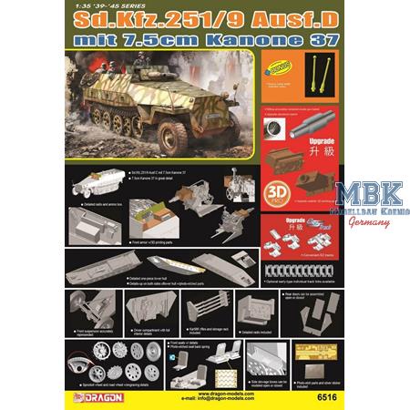 Sd.Kfz. 251 / 9 Ausf. D m. 7.5 cm Kanone 37