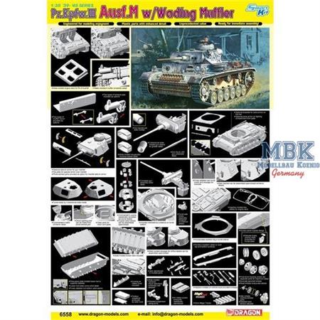 Panzer III Ausf.M w/Wading Muffler ~ Smart Kit