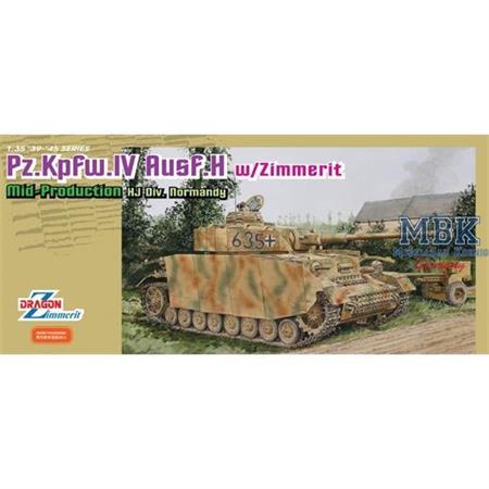 Panzer IV Ausf.H w/Zimmerit, mid Prod. ~ Smart Kit