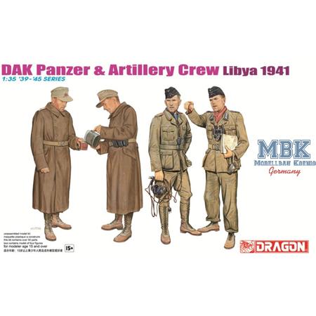 DAK Panzer & Artillery Crew, Libya 1941