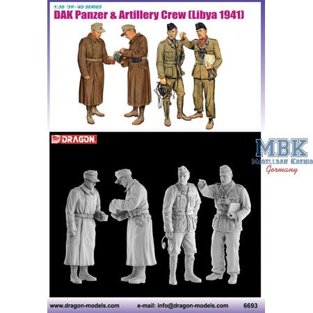 DAK Panzer & Artillery Crew, Libya 1941