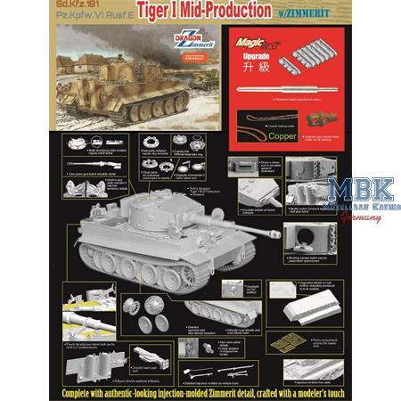 Pz.Kpfw.VI Tiger I mid w / Zimmerit - 2024 Edition
