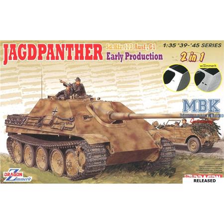 Jagdpanther early Production 2 in 1 w/ Zimmerit