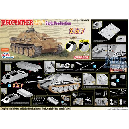 Jagdpanther early Production 2 in 1 w/ Zimmerit