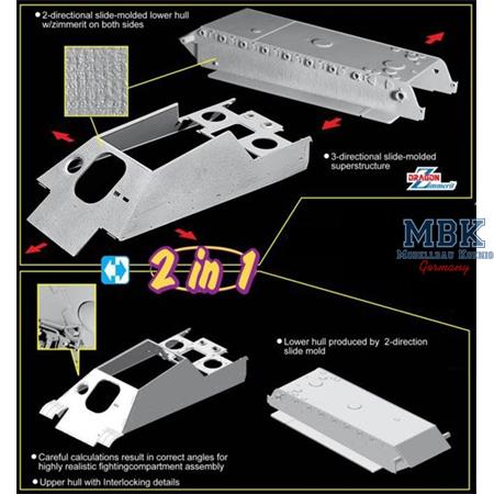 Jagdpanther early Production 2 in 1 w/ Zimmerit