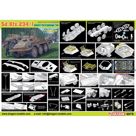 Sd.Kfz 234/1 schwerer Panzerspähwagen 2cm Premium