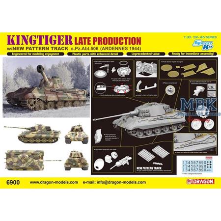 Kingtiger late Prod. schw.Pz.Abt.506 Ardennes 1944
