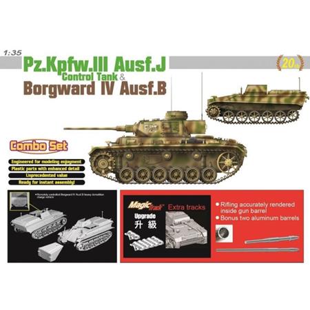 Panzer III Ausf. J Control Tank + Borgward IV B
