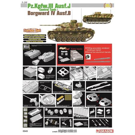 Panzer III Ausf. J Control Tank + Borgward IV B