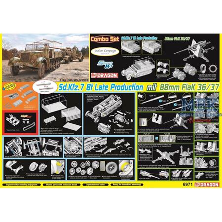 Sd.Kfz. 7 8t late prod + 8,8cm Flak 36 /37 Special