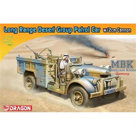 Long Range Desert Group Patrol Car w/2cm Cannon