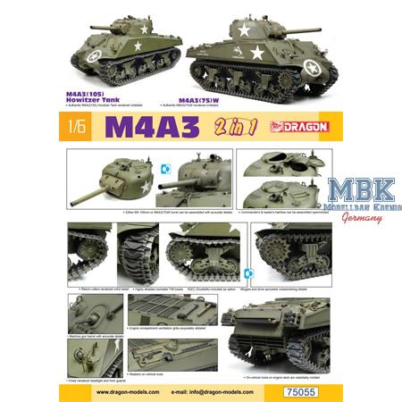 M4A3 Sherman 2in1  1:6
