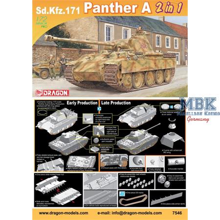 Sd Kfz 171 Panther Ausf. A 2in1   1/72
