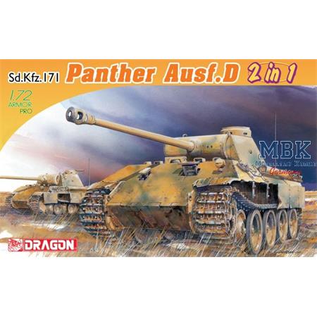 Sd Kfz 171 Panther Ausf. D 2in1   1/72