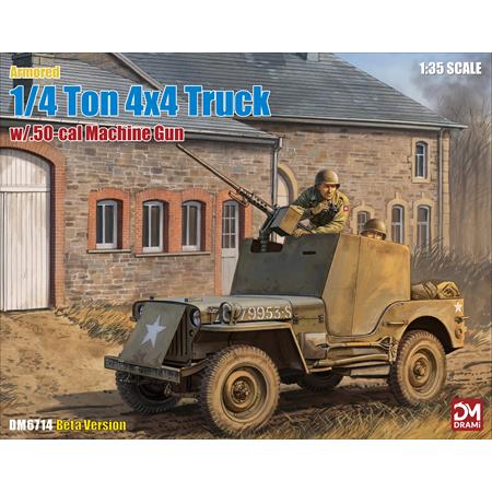 Armored 1/4 Ton 4x4 Truck w/.50-cal Machinegun
