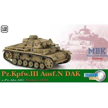 Pz.Kpfw.III Ausf.N DAK, s.Pz.Abt.501, Tunisia '43