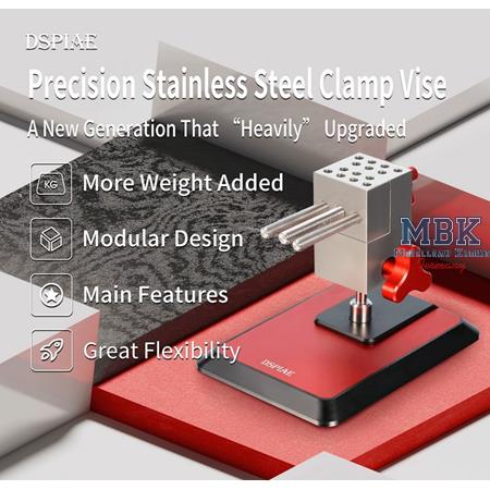 DSPIAE Precision Stainless Steel Clamp Vise