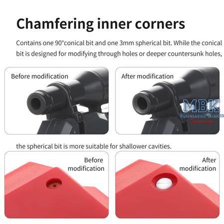 DSPIAE AT-CT “I-deal” Plastic Chamfering Tool