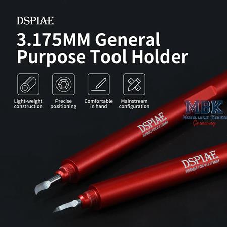 DSPIAE Universal Blade Shank Tool Holder D 3,175mm