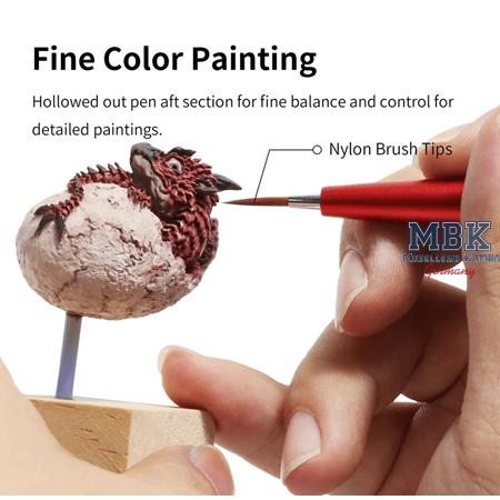DSPIAE Fine Brush With Replaceable Point Tip Grey