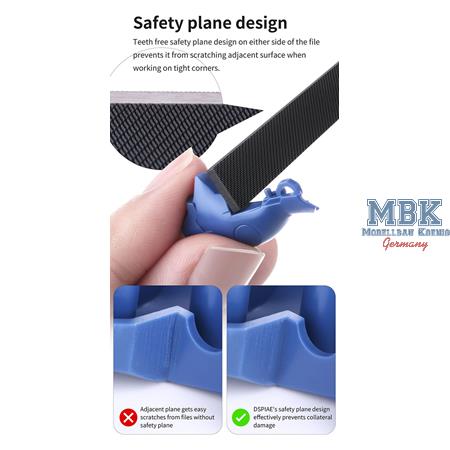 DSPIAE DLC Coated Stainless Steel File 400-800