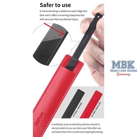 DSPIAE DLC Coated Stainless Steel File 400-800