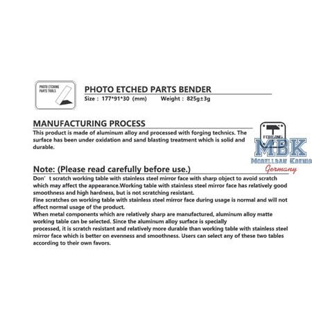 DSPIAE Photo Etched Parts Bender