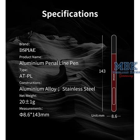 DSPIAE Aluminum Panel Line Scribing Pen