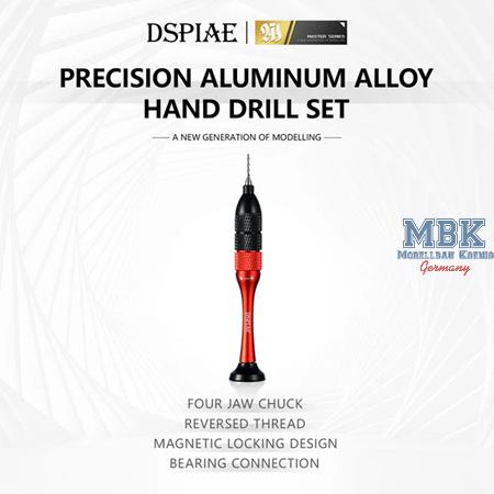 DSPIAE Precision Aluminum Alloy Hand Drill Set