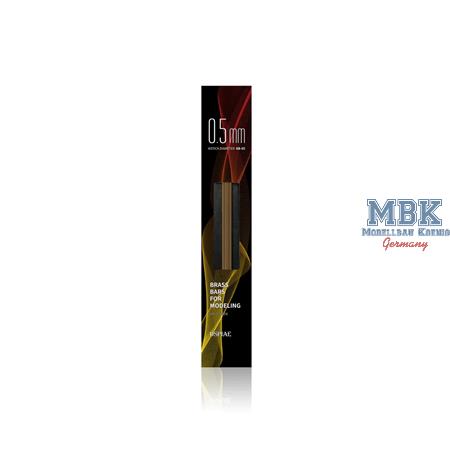 DSPIAE Brass Bars for Modeling 0.5mm (8pcs)