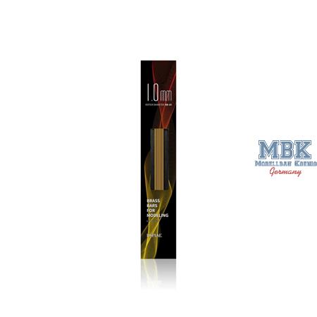 DSPIAE Brass Bars for Modeling 1.0mm (8pcs)