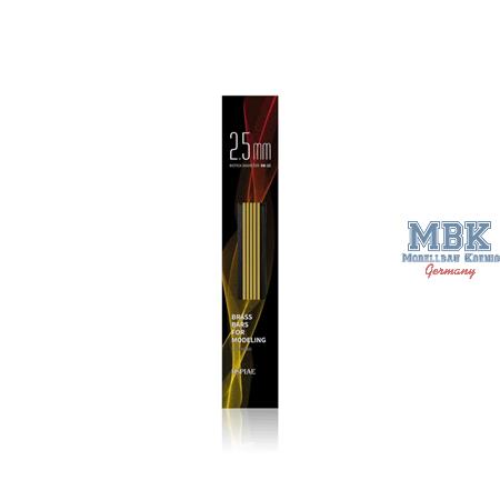 DSPIAE Brass Bars for Modeling 2.5mm (5pcs)