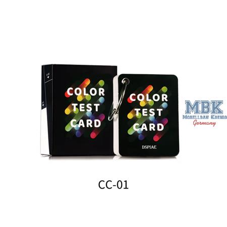 DSPIAE Color Test Card / Farbtestkarten