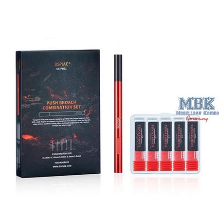 DSPIAE Push Broach Combination Set Craft Tools