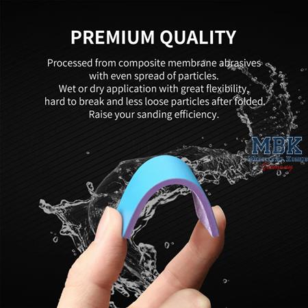 DSPIAE Reusable Abrasive Sponge Sandpaper 400-1500