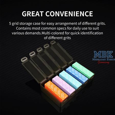 DSPIAE Reusable Abrasive Sponge Sandpaper 400-1500