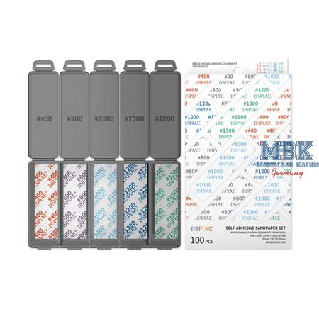 DSPIAE Reusable Self-Adhesive Sandpaper 400-1500