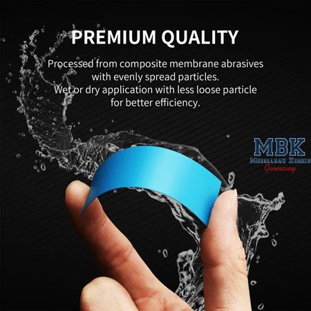 DSPIAE Reusable Self-Adhesive Sandpaper 400-1500