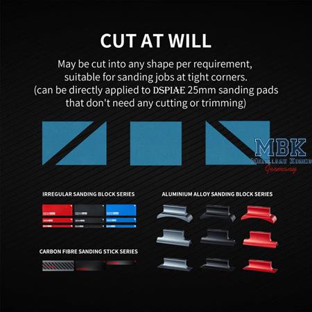 DSPIAE Reusable Self-Adhesive Sandpaper 400-1500
