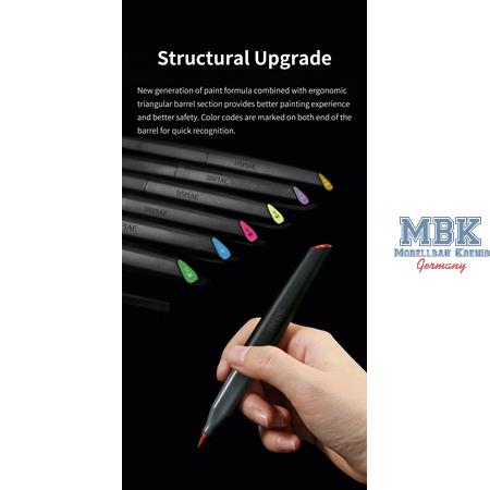 DSPIAE Super Metallic Color Markers - Orange