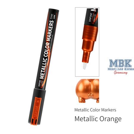 DSPIAE Super Metallic Color Markers - Orange