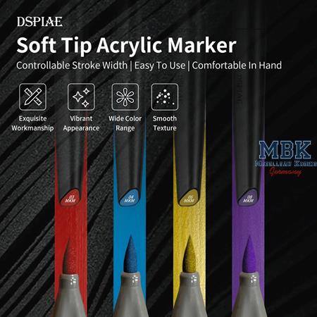 DSPIAE Marker Pen Metallic Pale Gold