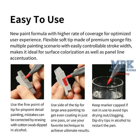 DSPIAE Marker Pen Metallic Pale Gold