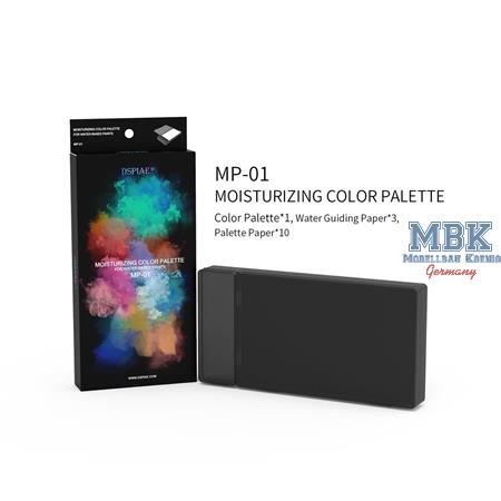 Moisture-Retaining Wet Palette for Acrylic Paints