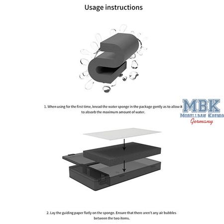 Moisture-Retaining Wet Palette for Acrylic Paints