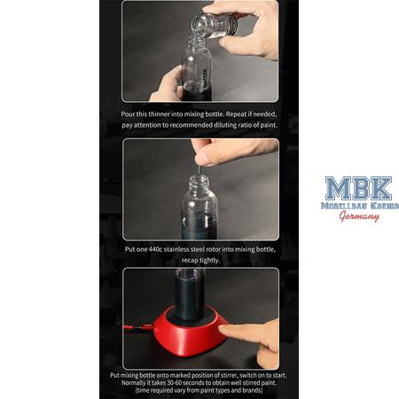 Portable Magnetic Paint Stirrer / Farbschüttler