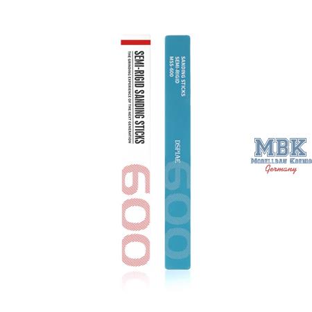DSPIAE Semi-rigid Sanding Sticks #600 Grit