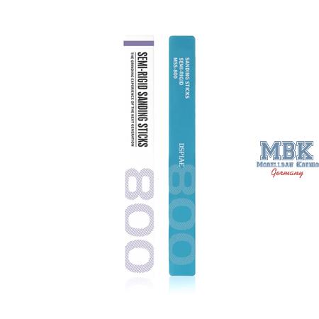 DSPIAE Semi-rigid Sanding Sticks #800 Grit