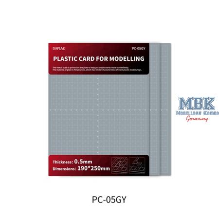 DSPIAE Plastic Card for Modelling 0.5 mm